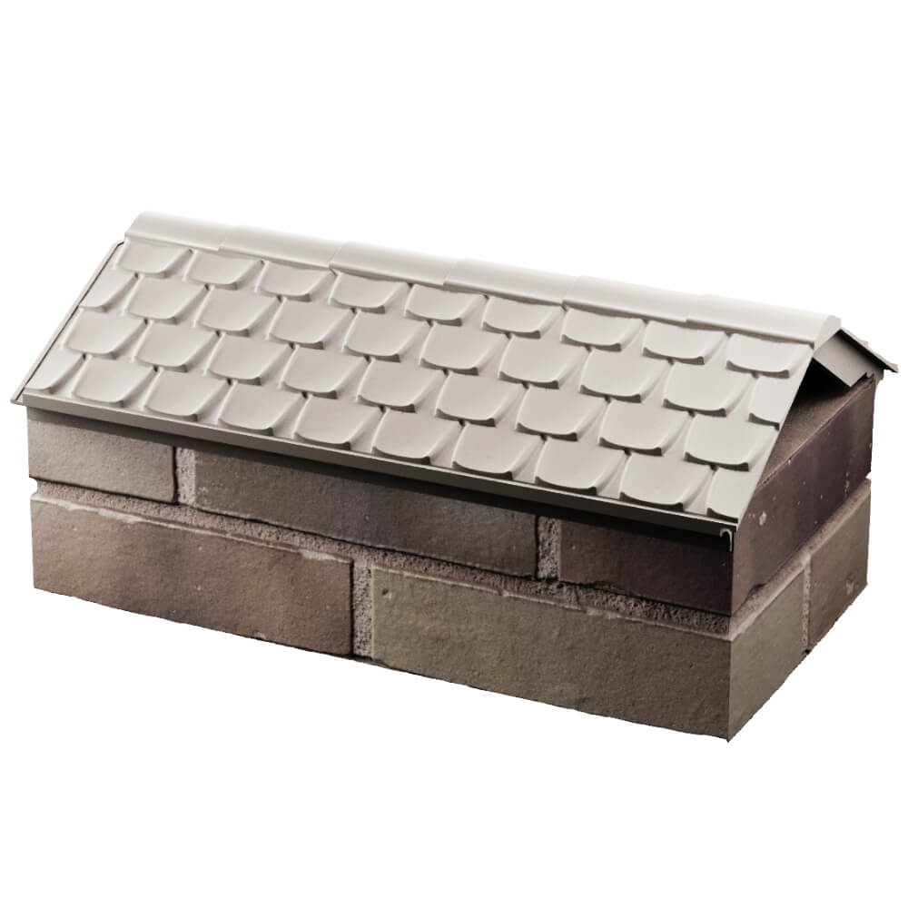 Парапет Zking Эльбрус Бежевый с посадкой на 1 кирпич (255мм) в Ульяновске фото