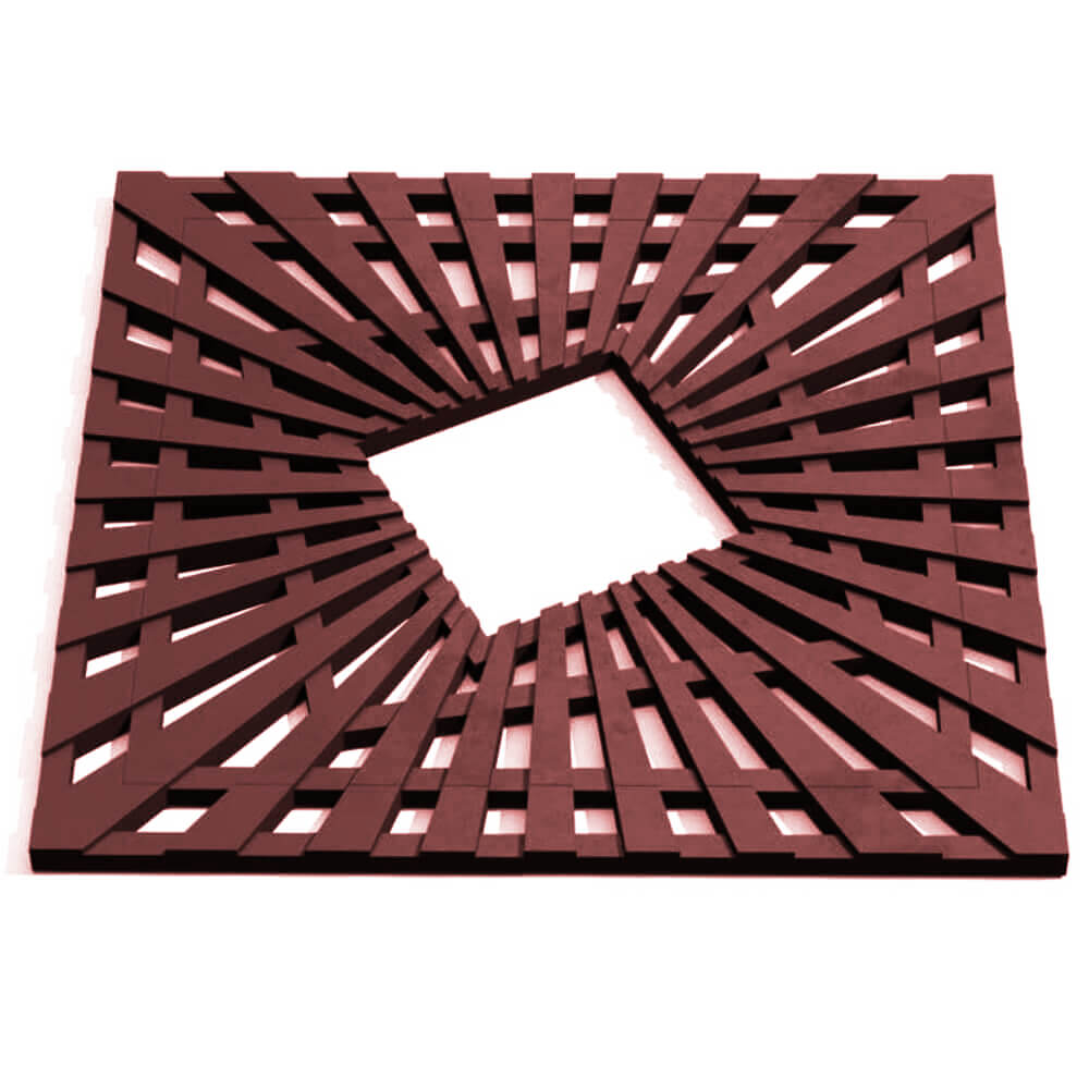 Приствольная решетка для дерева ZKING ATMOSPHERE 1.2х1.2м Коричневая Ульяновск фото