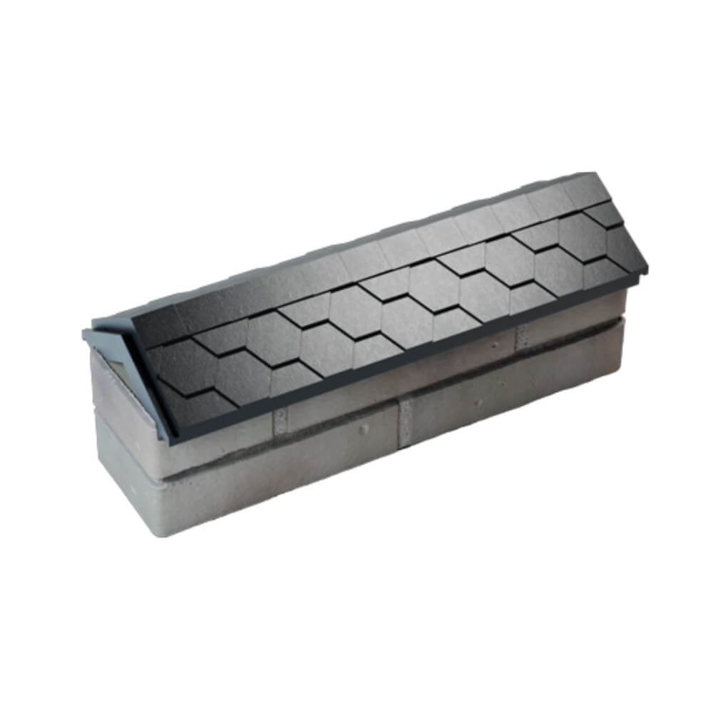 Парапет Zking Эверест Черный с посадкой на 0.5 кирпича (130мм) в Ульяновске фото