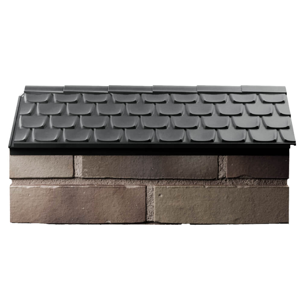 Парапет Zking Эльбрус Серый с посадкой на 1 кирпич (255мм) в Ульяновске фото