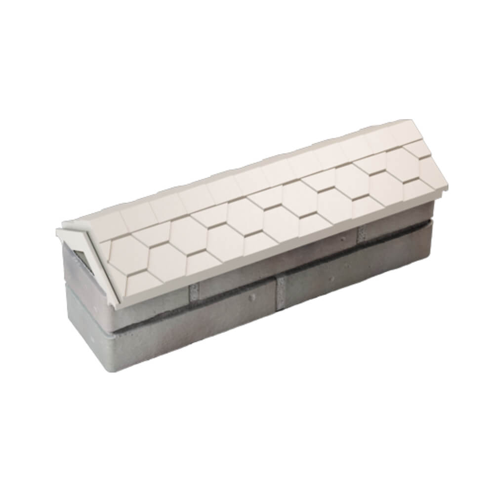 Парапет Zking Эверест Бежевый с посадкой на 0.5 кирпича (130мм) в Ульяновске фото