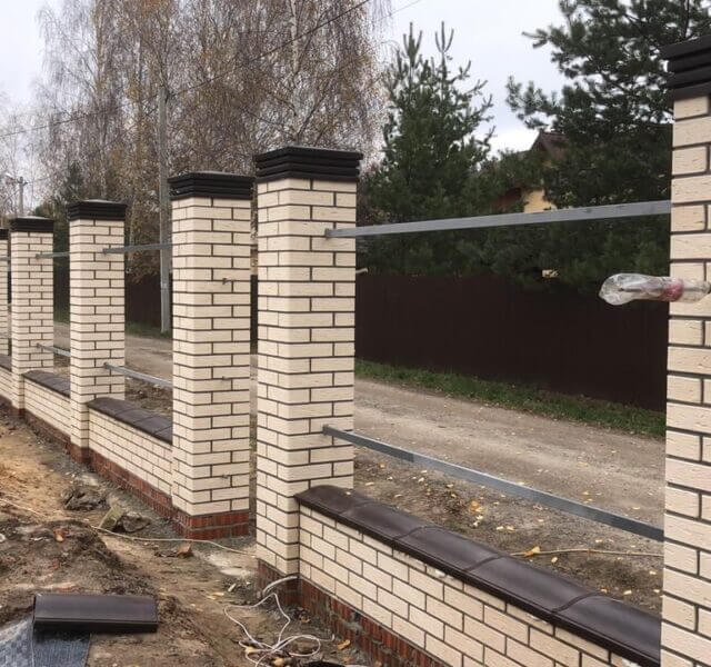 Колпак Zking Бона ХайТек Коричневый на столб 1.5х1.5 кирпича (385х385мм) в Ульяновске фото