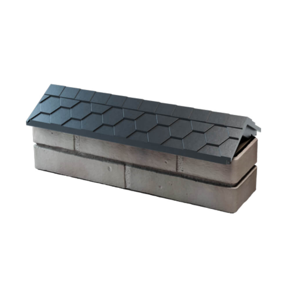 Парапет Zking Эверест Серый с посадкой на 0.5 кирпича (130мм) в Ульяновске фото