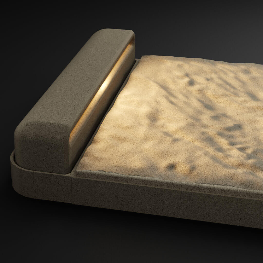 LED Светильник для шаговой плиты STONE Светлая Галька 330х75х98мм Ульяновск фото