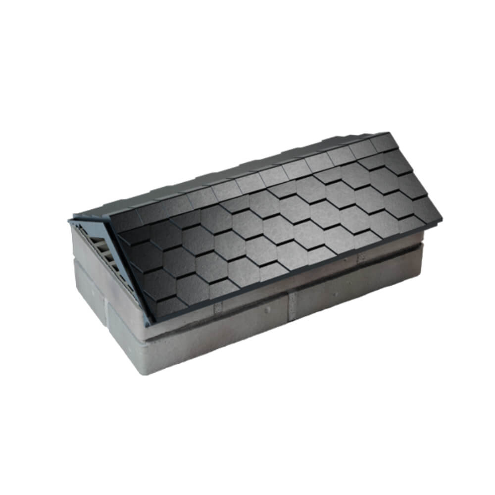 Парапет Zking Эверест Черный с посадкой на 1 кирпич (200/225/255мм) в Ульяновске фото