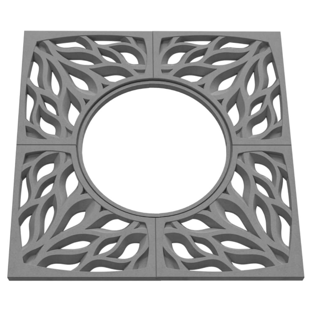 Приствольная решетка для дерева ZKING CRUST 1.2х1.2м Серая в Ульяновске фото