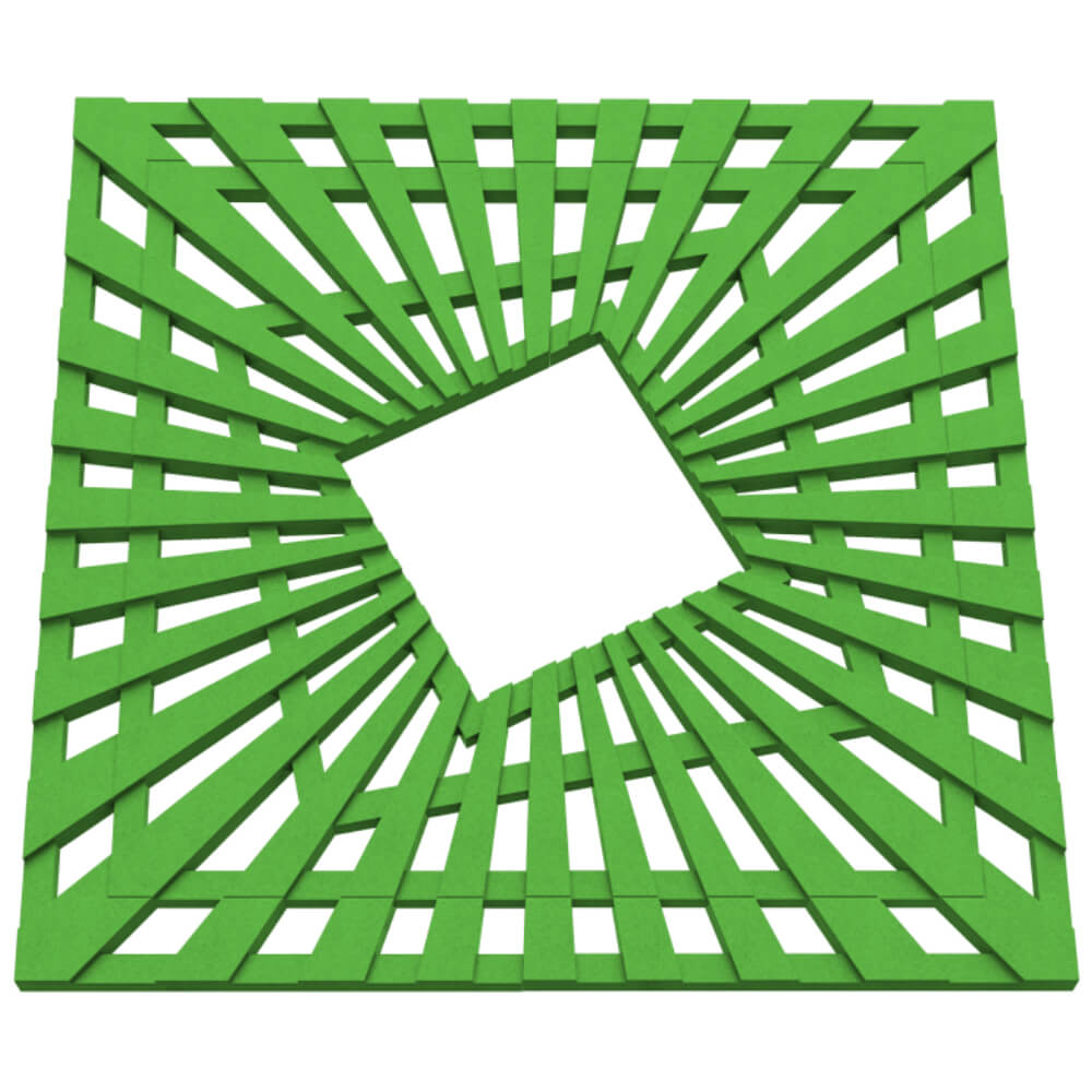 Приствольная решетка для дерева ZKING ATMOSPHERE 1.2х1.2м Зеленая в Ульяновске фото