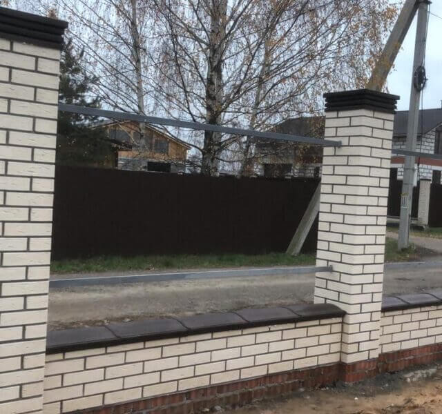 Колпак Zking Бона ХайТек Коричневый на столб 1.5х1.5 кирпича (385х385мм) в Ульяновске фото