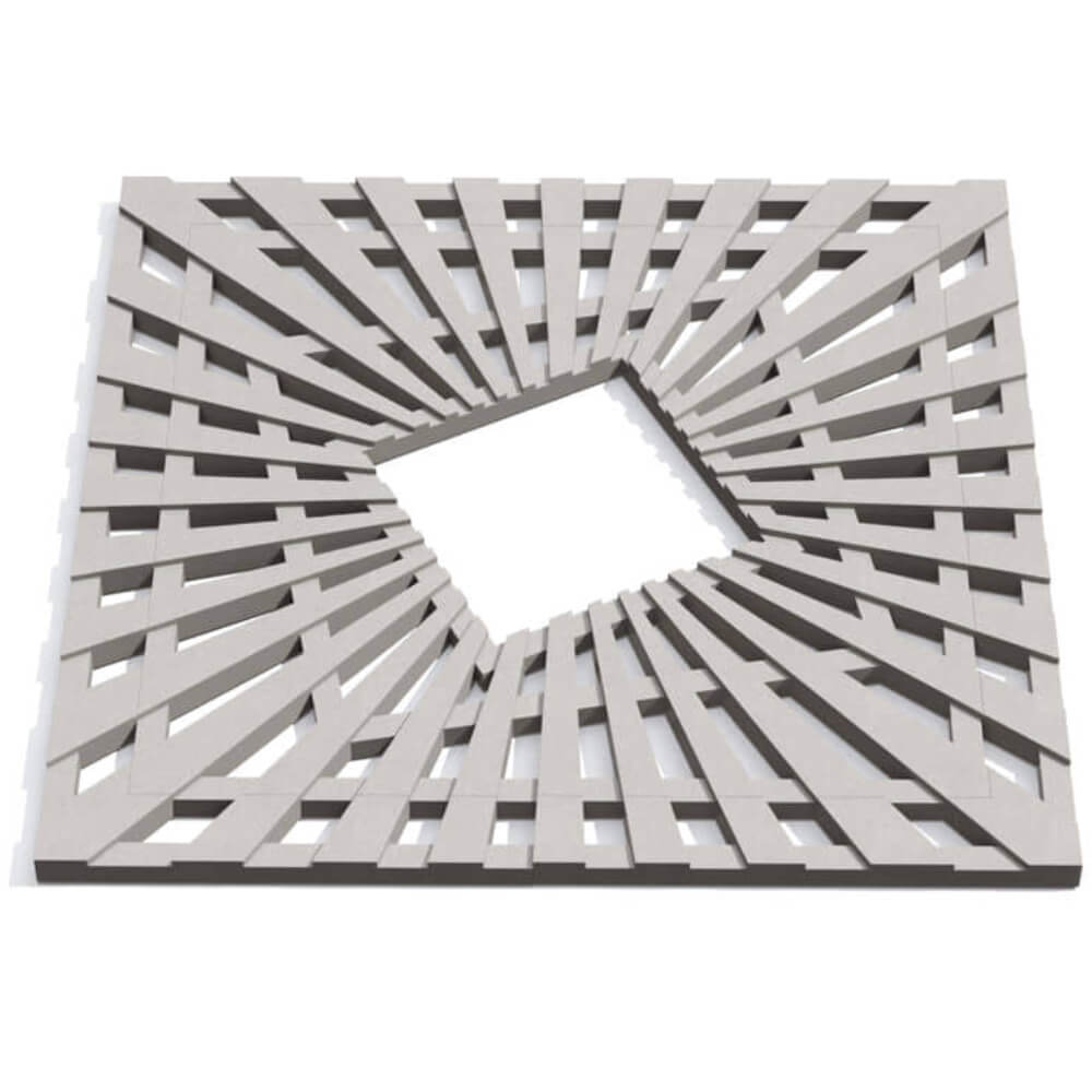 Приствольная решетка для дерева ZKING ATMOSPHERE 1.2х1.2м Бежевая Ульяновск фото