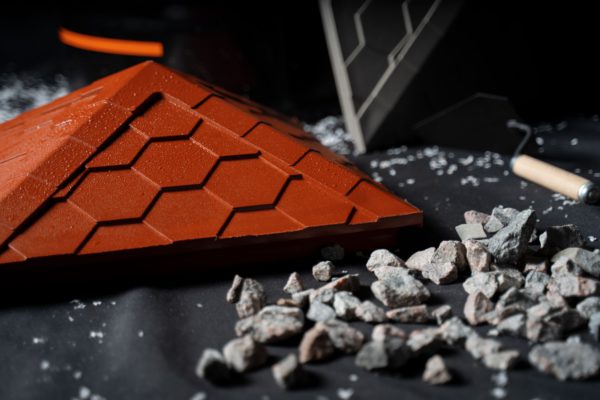 Колпак Zking Эверест Красный на столб 1.5х1.5 кирпича (390х390мм) в Ульяновске фото