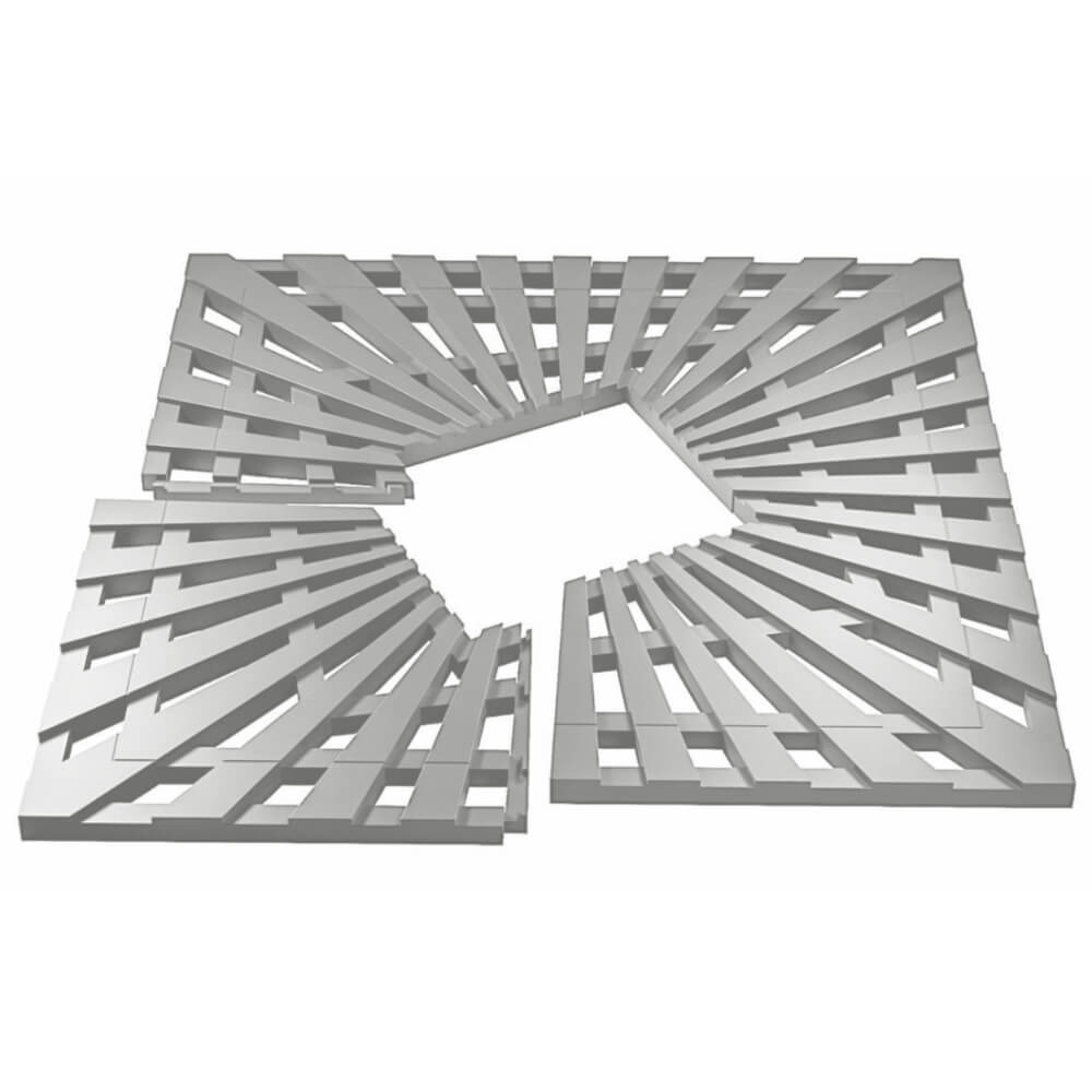 Приствольная решетка для дерева ZKING ATMOSPHERE 1.2х1.2м Бежевая в Ульяновске фото