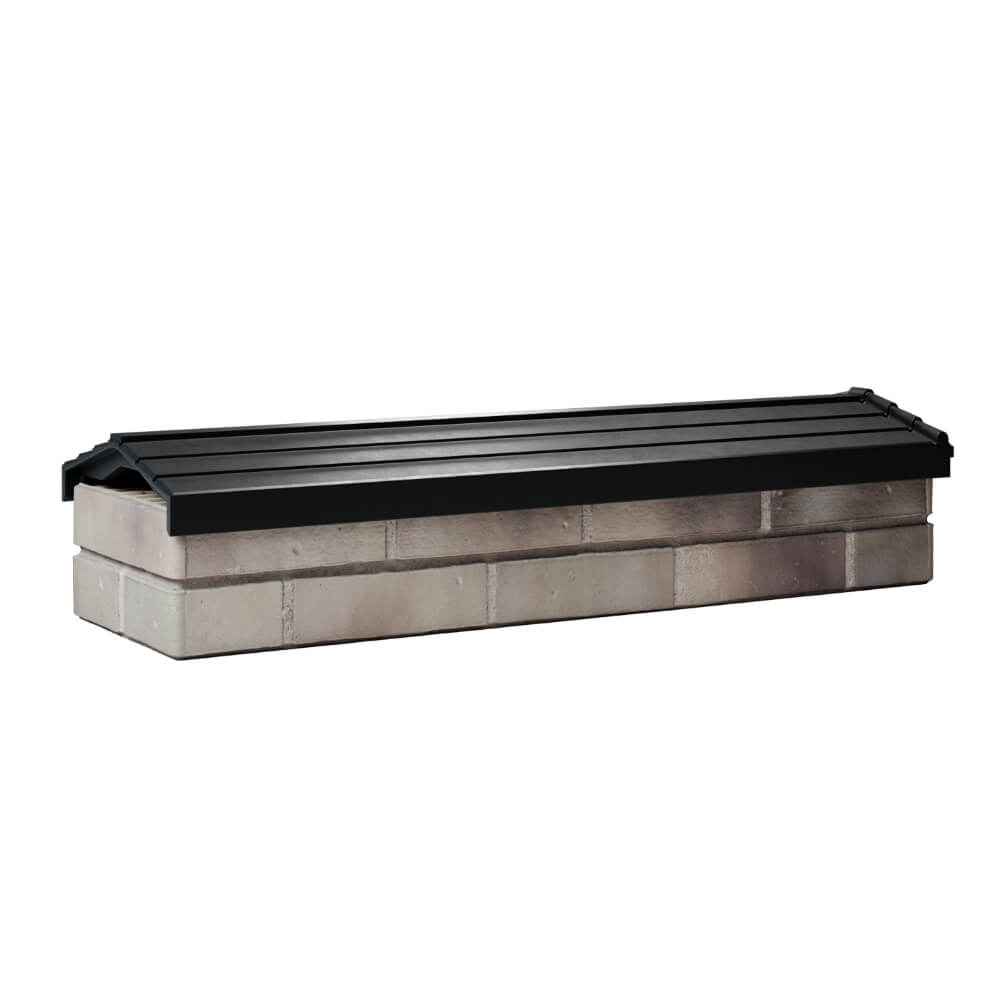 Парапет Zking Бона ХайТек Черный посадка на 0.5 кирпича (130мм) Ульяновск фото