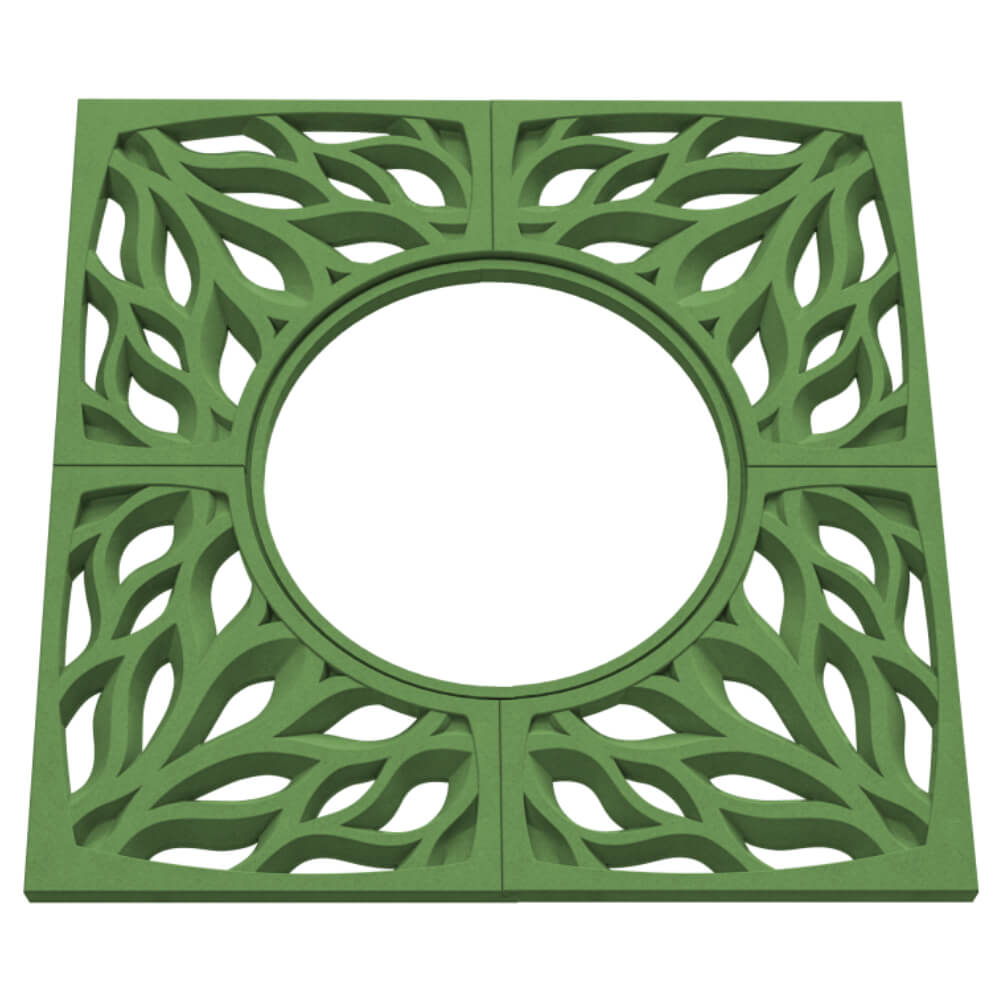 Приствольная решетка для дерева ZKING CRUST 1.2х1.2м Зеленая в Ульяновске фото