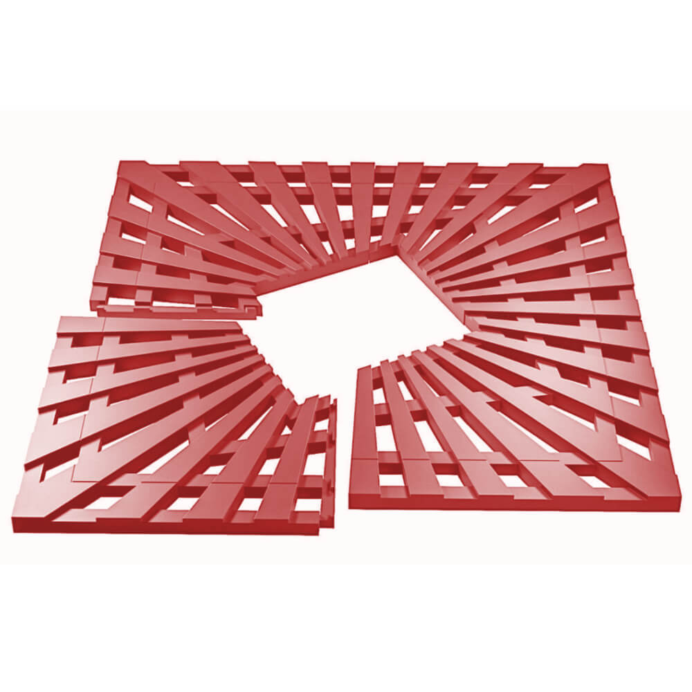 Приствольная решетка для дерева ZKING ATMOSPHERE 1.2х1.2м Красная в Ульяновске фото