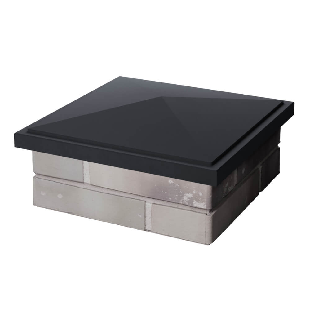 Колпак Zking БонаМоно Серый на столб 1.5х1.5 кирпича (385х385, 400х400мм) в Ульяновске фото