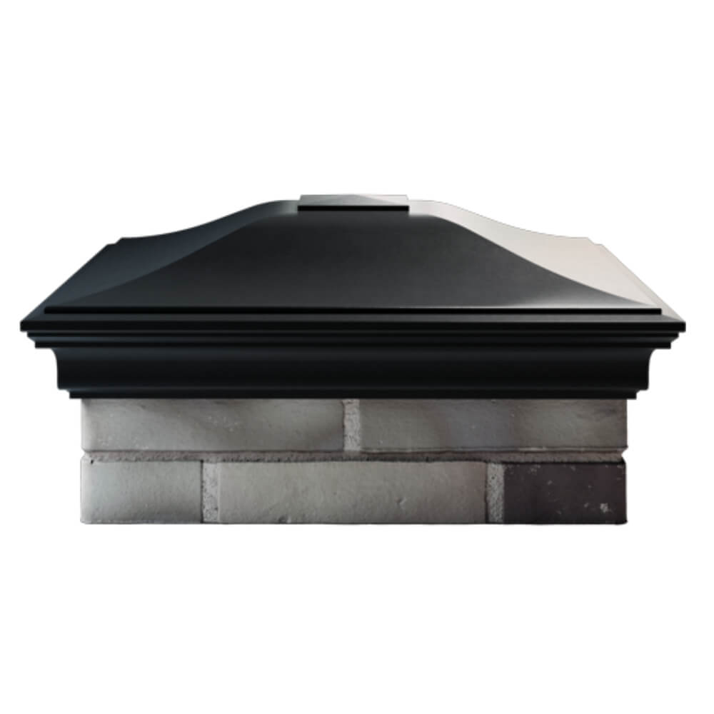 Колпак Zking Монблан Черный на столб 2х2 кирпича (515х515мм) в Ульяновске фото