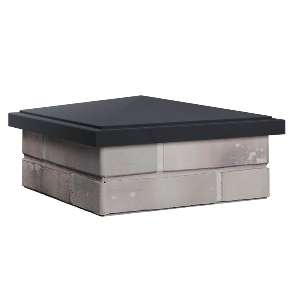 Колпак Zking БонаМоно Серый на столб 1.5х1.5 кирпича (385х385, 400х400мм) в Ульяновске фото