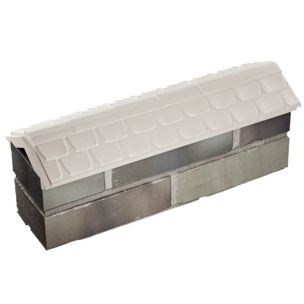 Парапет Zking Эльбрус Бежевый с посадкой на 0.5 кирпича (130мм) в Ульяновске фото