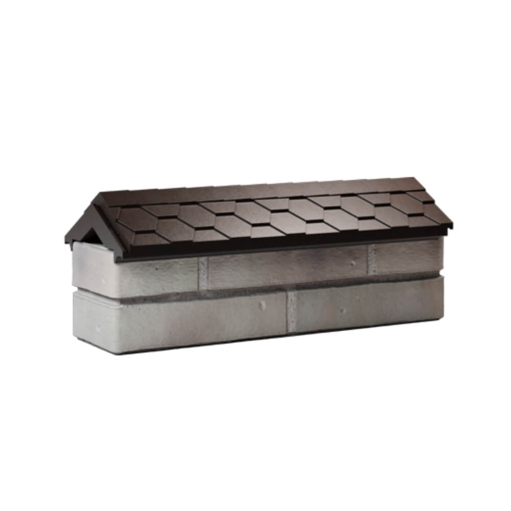 Парапет Zking Эверест Коричневый с посадкой на 0.5 кирпича (130мм) Ульяновск фото