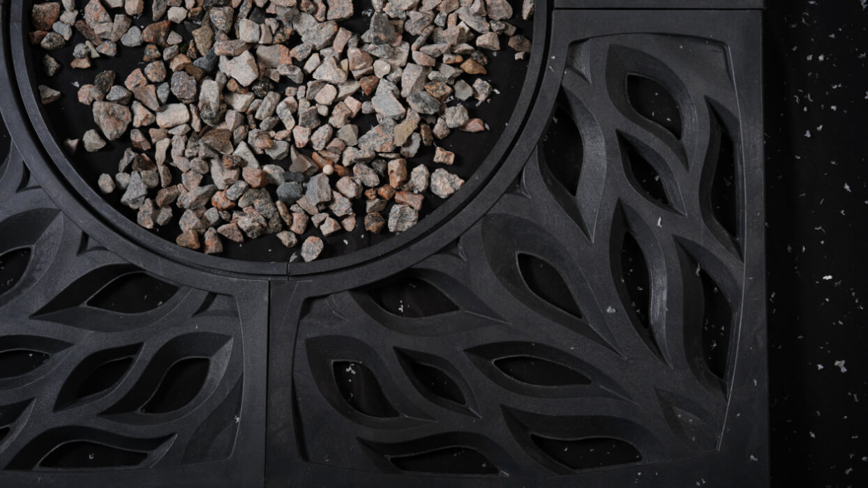 Приствольная решетка для дерева ZKING CRUST 1.2х1.2м Черная в Ульяновске фото