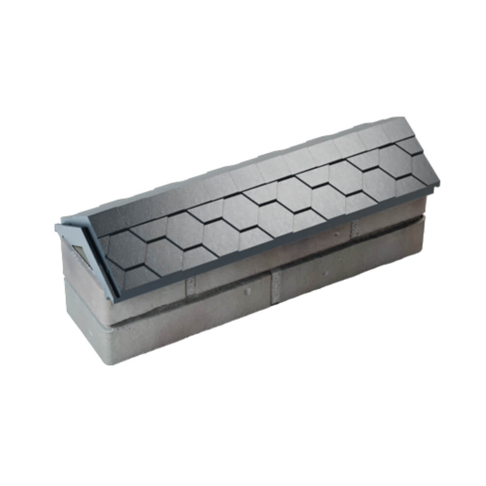 Парапет Zking Эверест Серый с посадкой на 0.5 кирпича (130мм) в Ульяновске фото